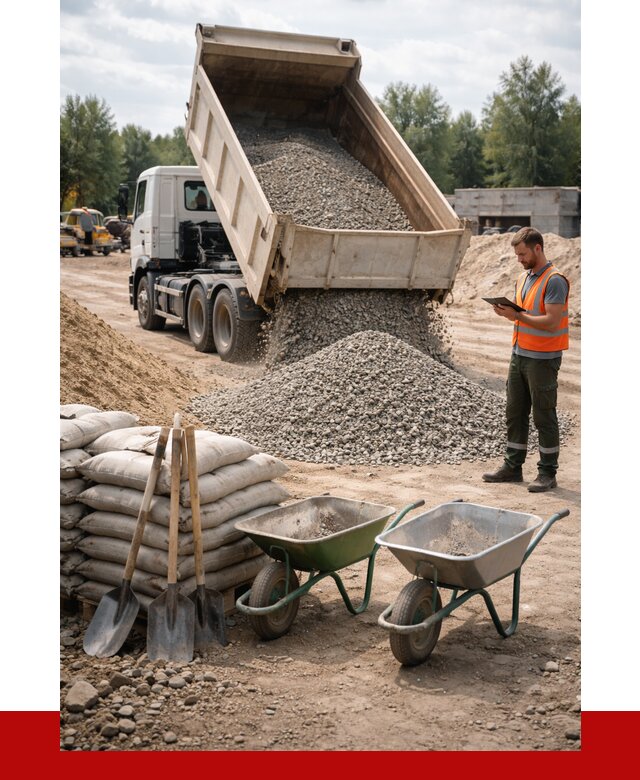 Доставка нерудных материалов в Когалыме от 1241 руб. | ПРОНЕРУДКгл