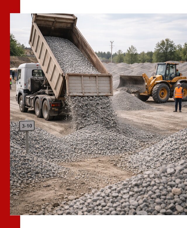 Гранитный щебень фракции 3–10: доставка и продажа в Когалыме