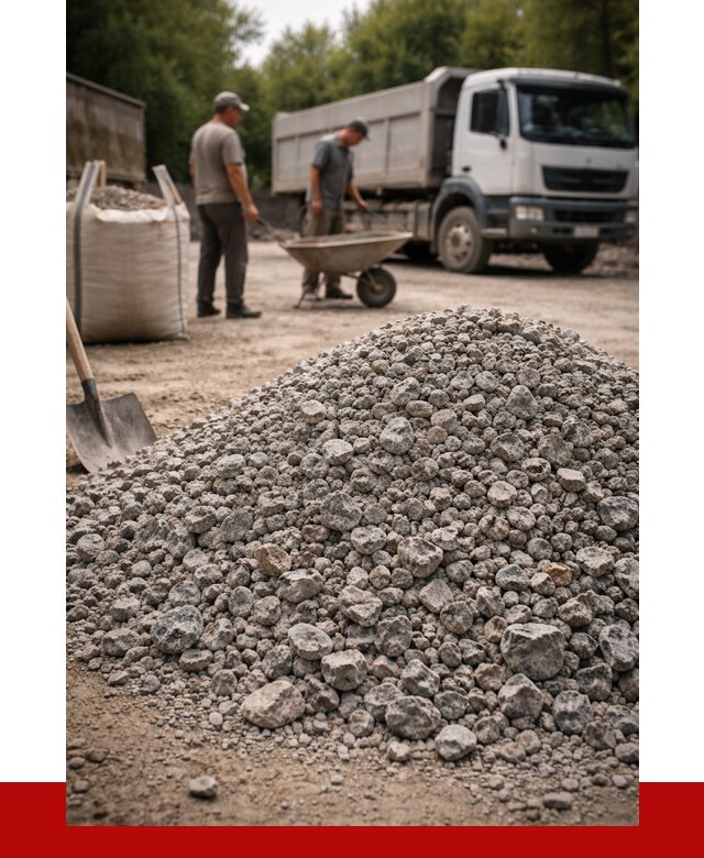 Гранитный щебень фракция 20-40 в Когалыме от 3308 руб. ПРОНЕРУДКгл