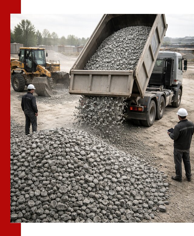 Доставка гранитного щебня фракции 20-40 в Когалыме