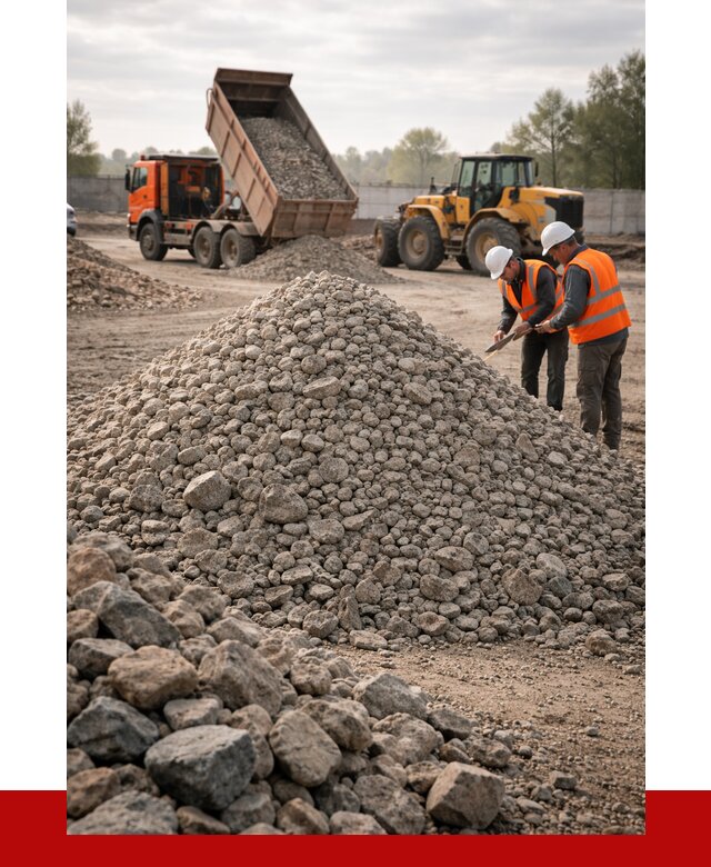 Гранитный щебень фракция 40-70 в Когалыме от 2585 руб ПРОНЕРУДКгл