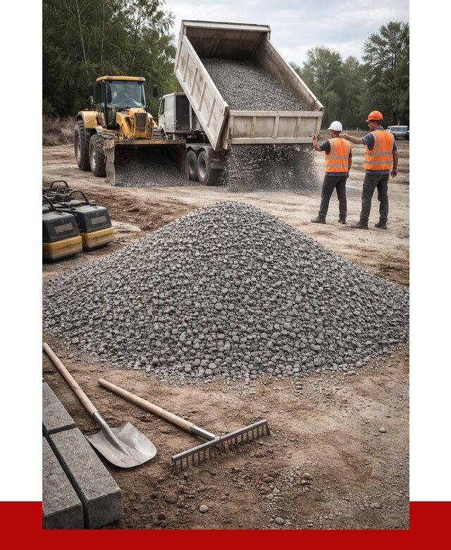 Гравийный щебень купить в Когалыме от 2274 р. ПРОНЕРУДКгл