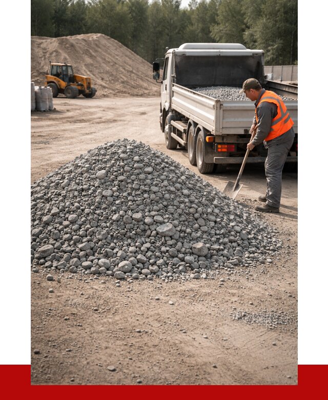 Гравийный щебень фракция 5-10 в Когалыме от 2274 р. | ПРОНЕРУДКгл