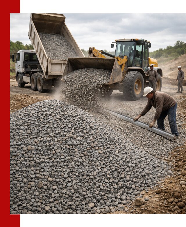 Гравийный щебень фракция 5-20 с доставкой в Когалыме