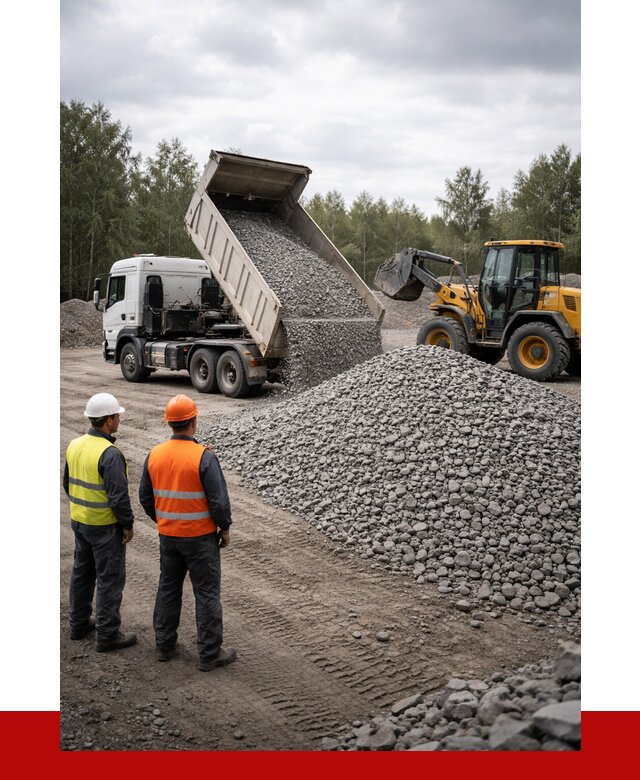 Гравийный щебень фракция 40-70 в Когалыме от 9821р | ПРОНЕРУДКгл