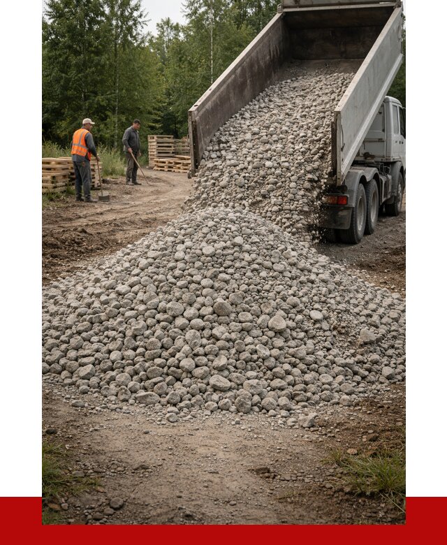 гравийный щебень фракция 70-120 в Когалыме от 2533 р. ПРОНЕРУДКгл