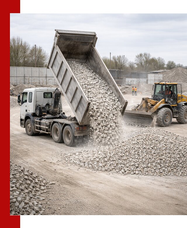 Доставка и продажа известнякового щебня в Когалыме