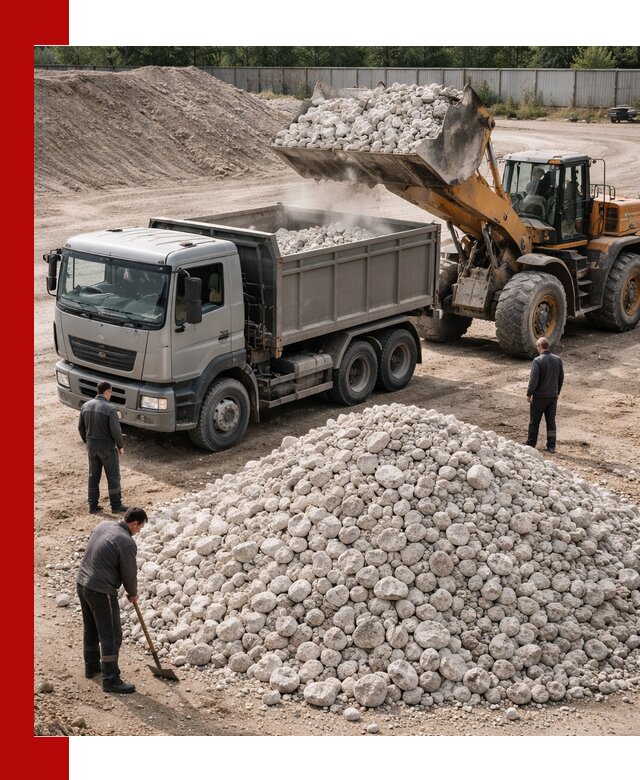 Известняковый щебень фракция 70–150 с доставкой в Когалыме