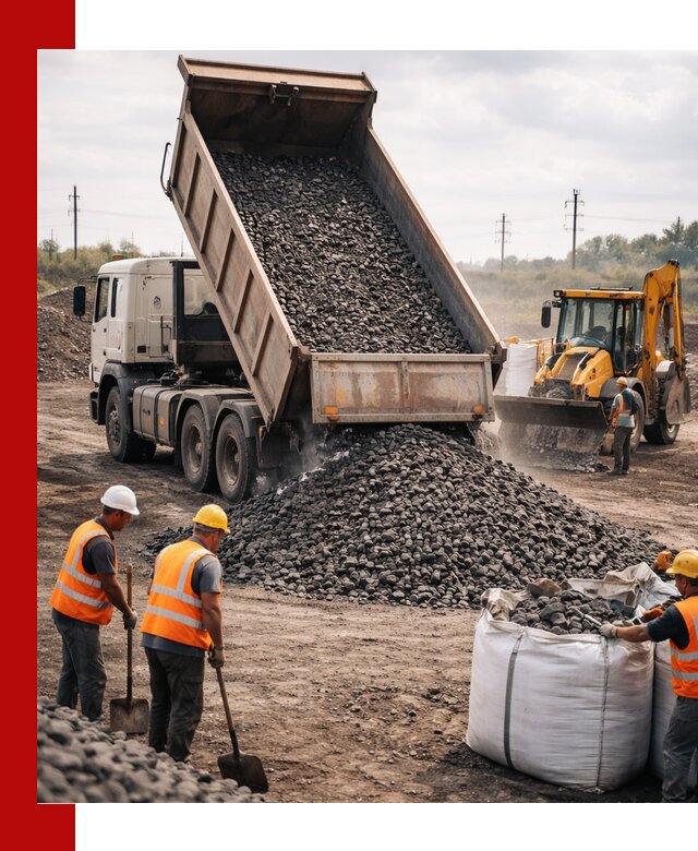 Шлаковый щебень фракция 40-70 с доставкой в Когалыме