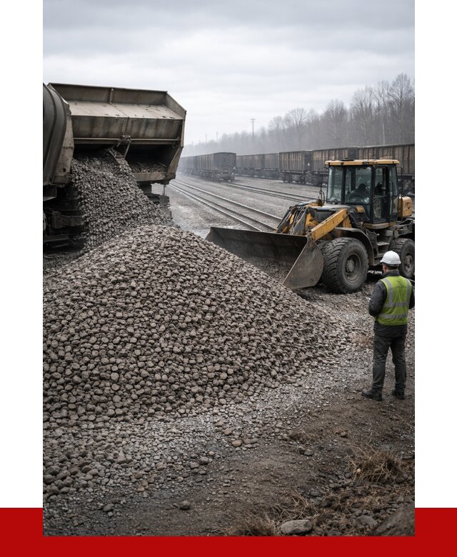 Купить железнодорожный щебень в Когалыме от 2895 р. | ПРОНЕРУДКгл