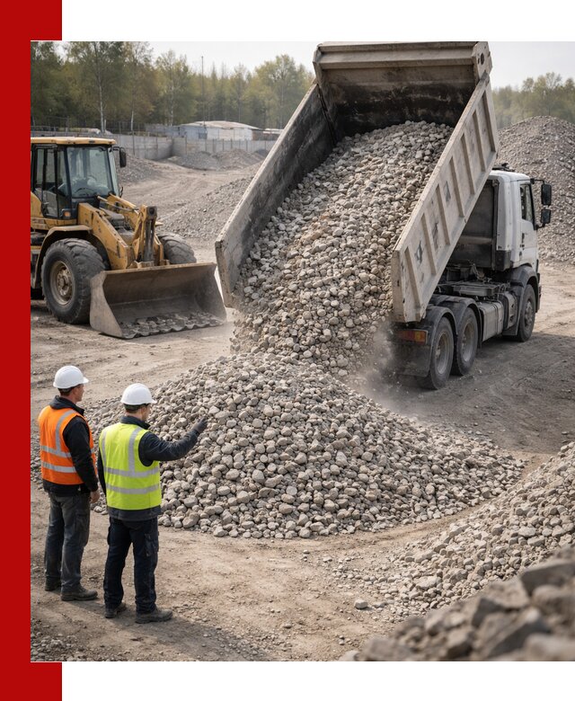 Вторичный щебень фракция 40–70 доставка в Когалыме