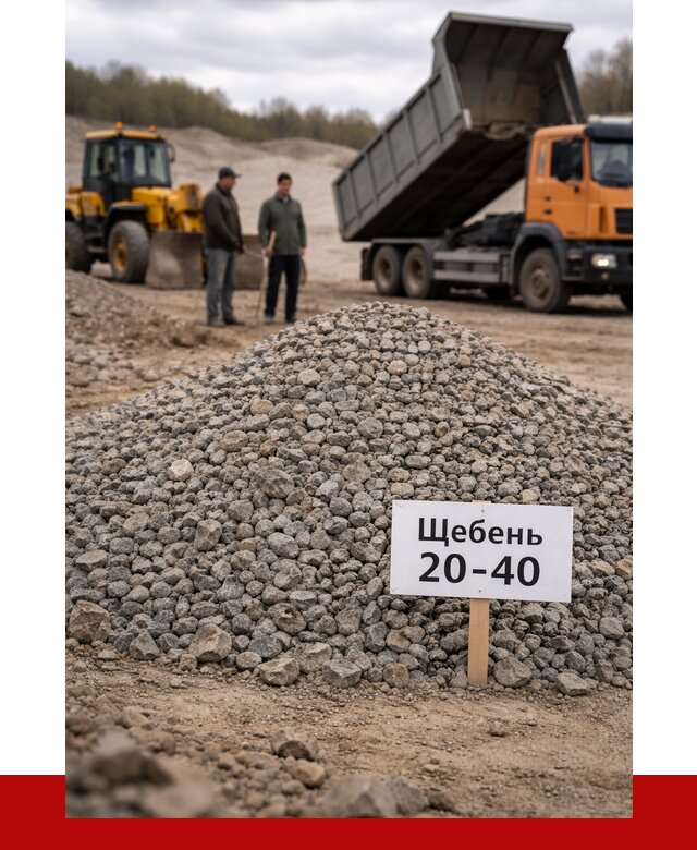 Бетонный щебень фракция 20-40 в Когалыме от 2533 р. | ПРОНЕРУДКгл