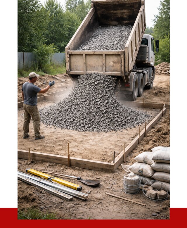 Купить щебень для фундамента в Когалыме от 4652 р. | ПРОНЕРУДКгл