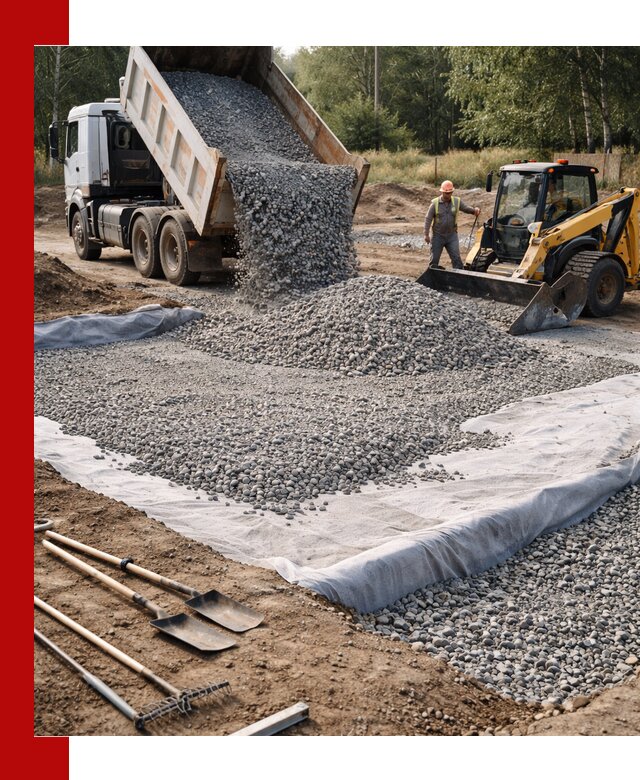 Щебень для фундамента с доставкой в Когалыме