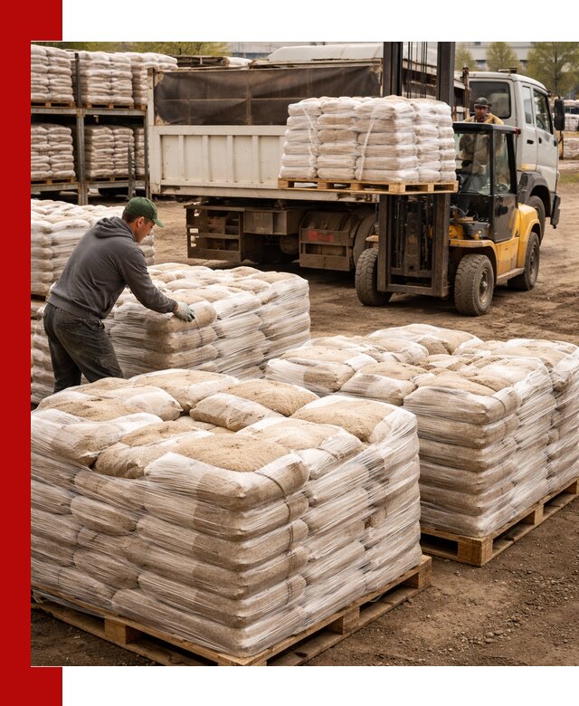 Карьерный песок в мешках с доставкой в Когалыме