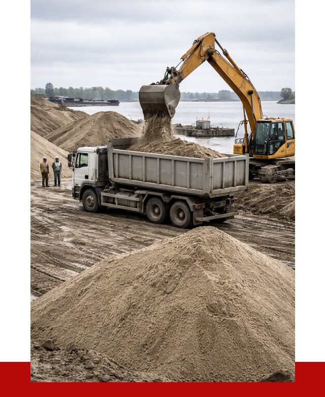 Купить речной песок навалом в Когалыме от 1861 р., ПРОНЕРУДКгл