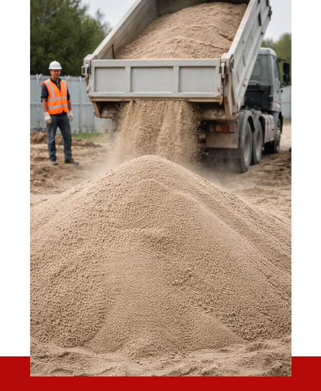 Купить сеяный песок с доставкой в Когалыме от 2274 р ПРОНЕРУДКгл