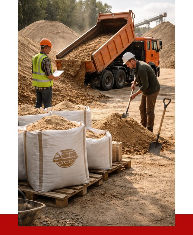 Строительный песок в Когалыме от 2274 р. с доставкой, ПРОНЕРУДКгл