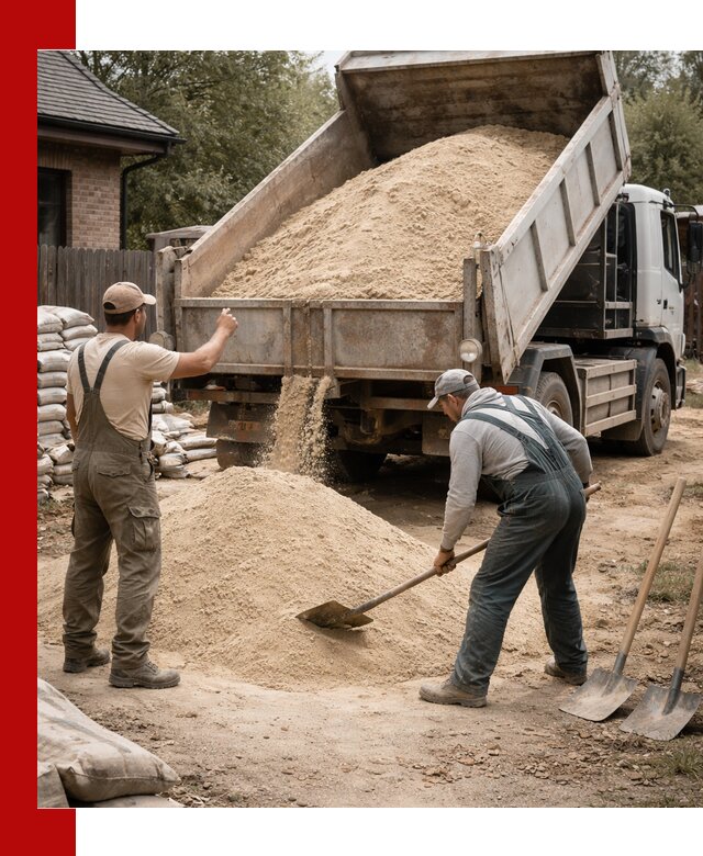 Песок для штукатурки с доставкой в Когалыме качественный и чистый