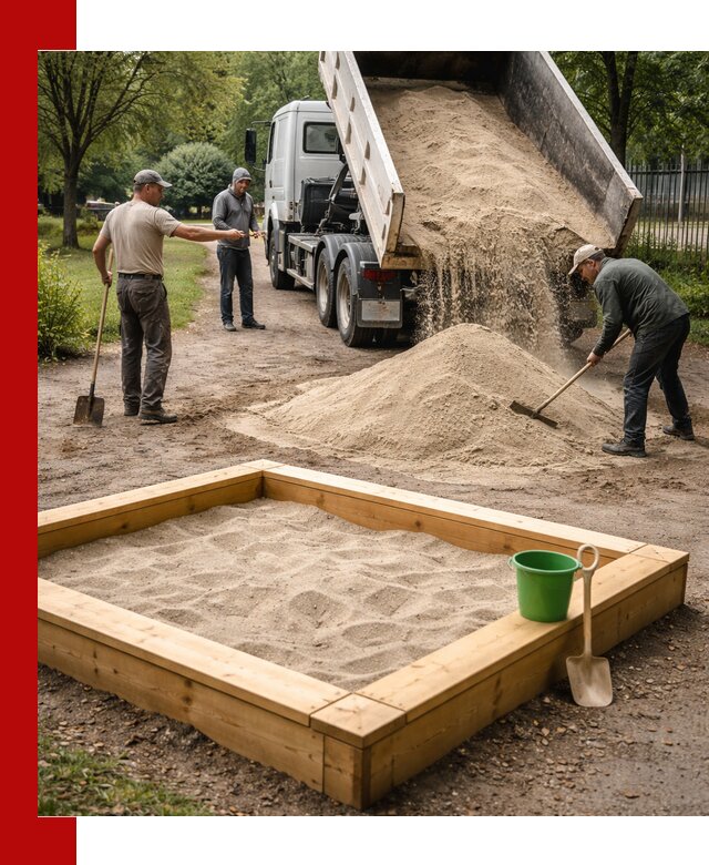 Песок для песочницы с доставкой в Когалыме недорого и чистый