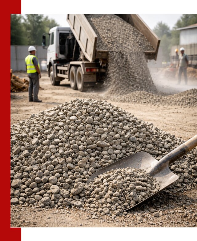 Доставка гравия фракции 20-40 в Когалыме с самосвалами