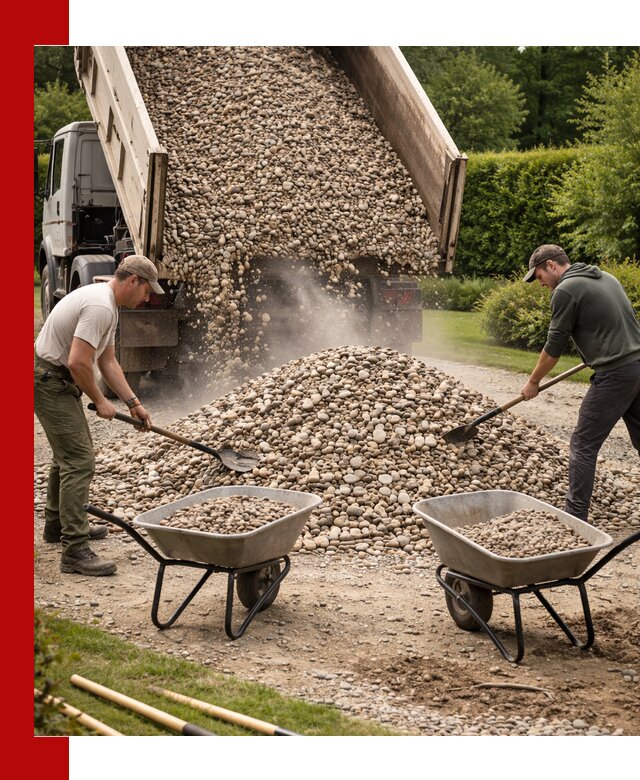 Доставка и продажа декоративной гальки в Когалыме