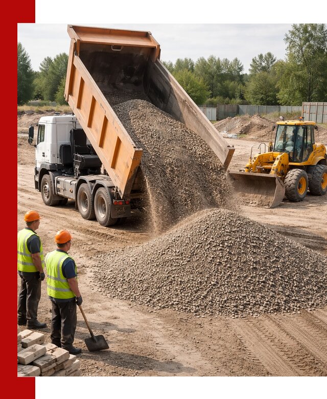 Доставка щебёночно-песчаной смеси ЩПС С7 в Когалыме