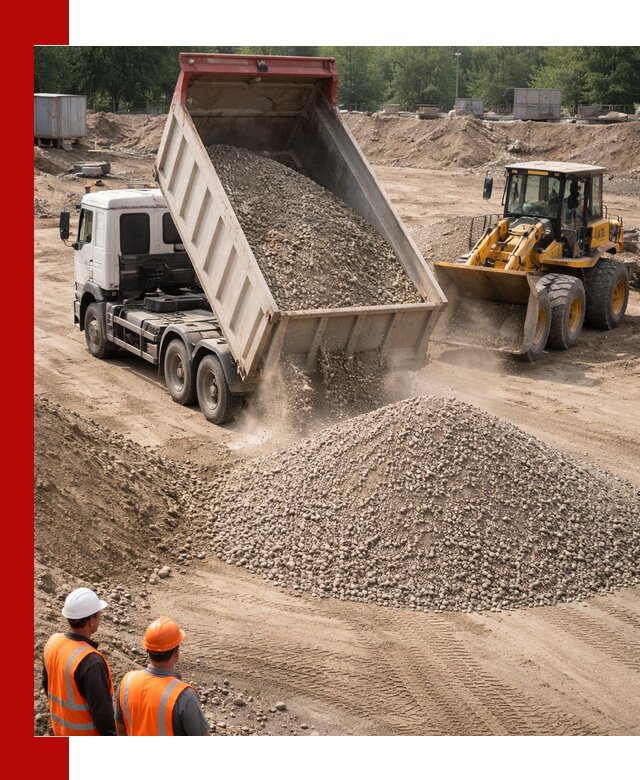 Щебень с песком (ЩГПС С2) с доставкой в Когалыме
