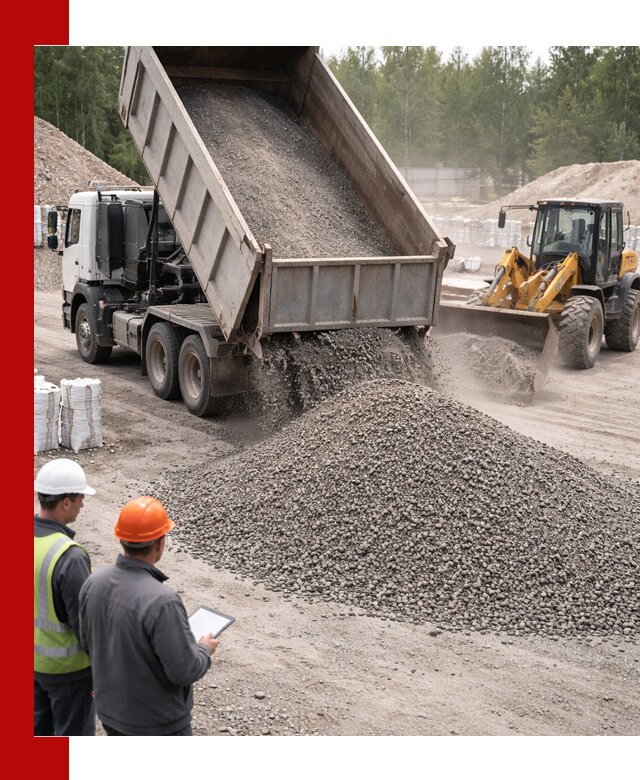 Доставка и продажа гранитного отсева 0-10 в Когалыме