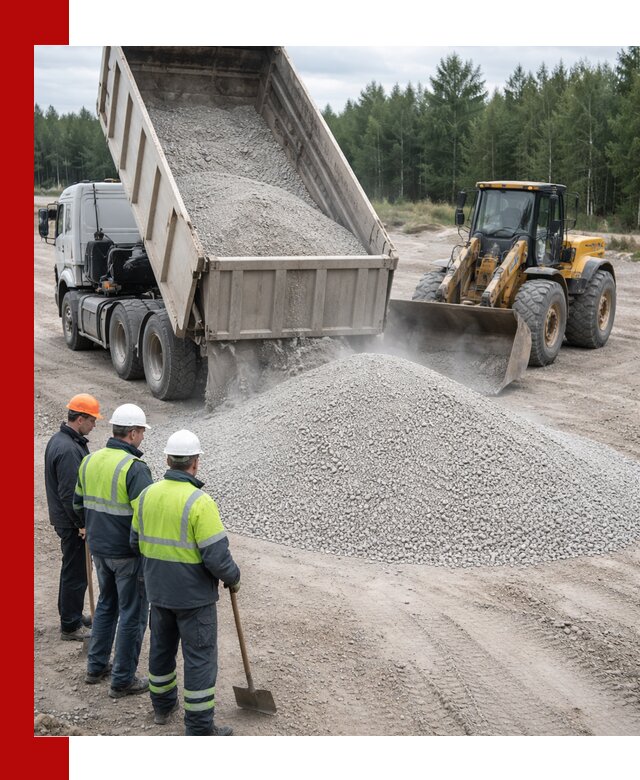 Известняковый отсев 0-5 доставка в Когалыме быстро и выгодно