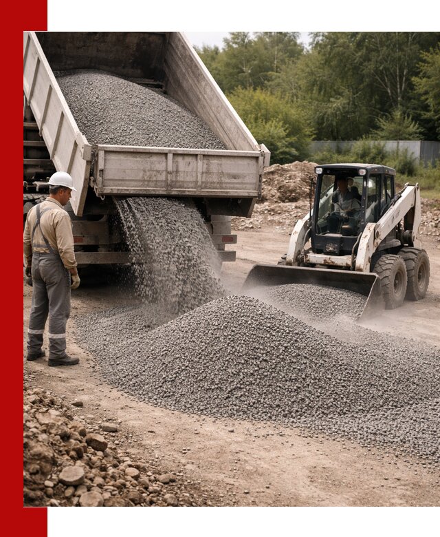 Доставка гравийного отсева 0-5 в Когалыме оптом и в розницу