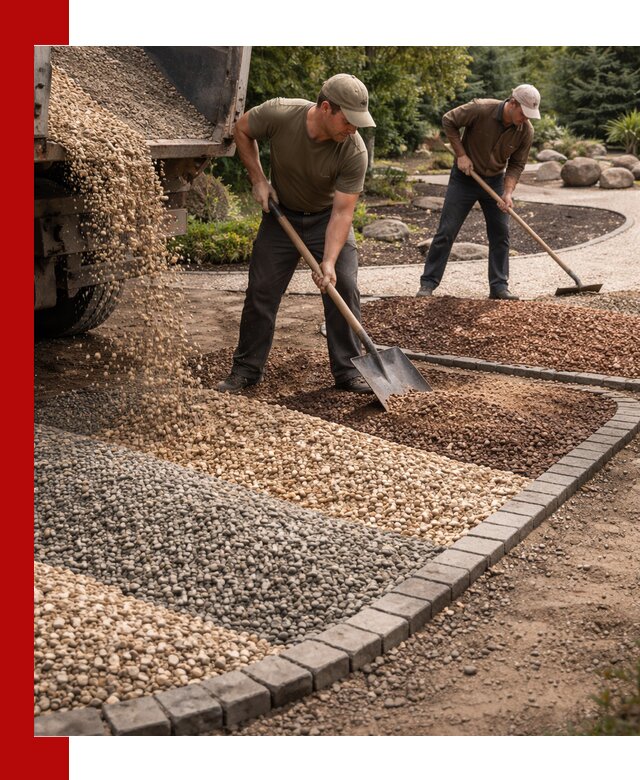 Декоративная крошка для ландшафта в Когалыме — продажа и доставка