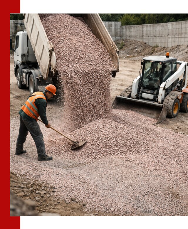 Крошка розовый гранит с доставкой в Когалыме от производителя