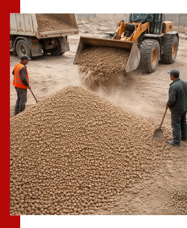 Керамзит фракция 10-20 с доставкой в Когалыме