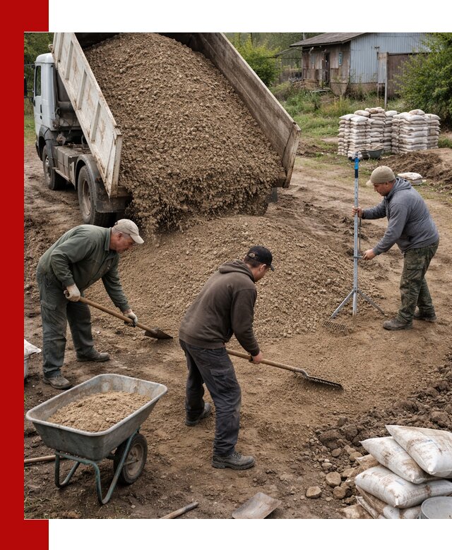 Керамзитовый песок с доставкой в Когалыме оптом и в розницу