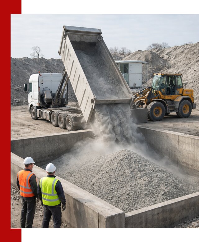 Доставка цемента навалом в Когалыме крупными партиями