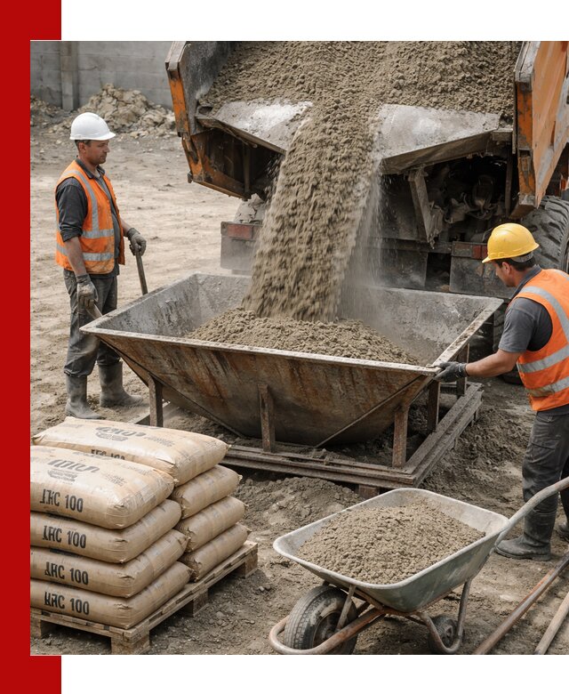 Доставка цементно-песчаной смеси М100 в Когалыме