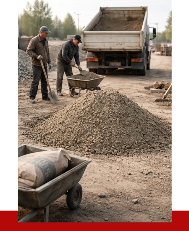 Цементно-песчаная смесь М150 в Когалыме от 4859 р. | ПРОНЕРУДКгл