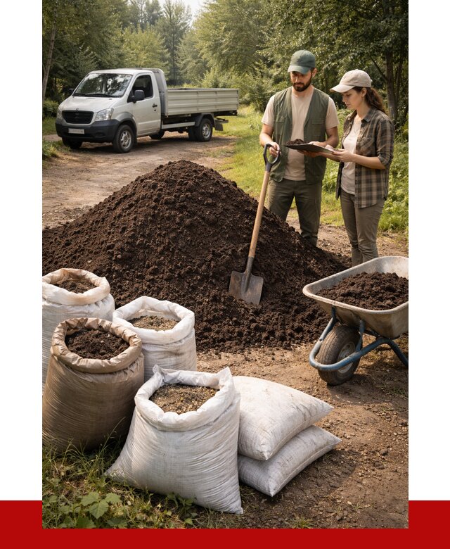 Купить грунт с доставкой в Когалыме от 4652 р. за м3 | ПРОНЕРУДКгл