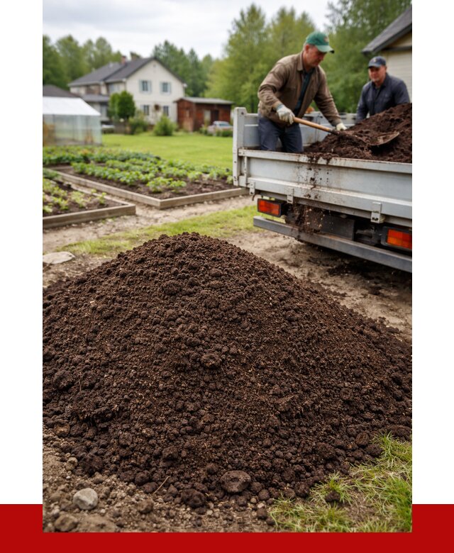 Плодородный грунт в Когалыме с доставкой от 4342 р. | ПРОНЕРУДКгл