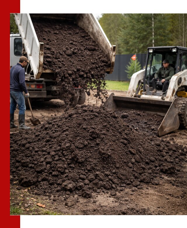 Плодородный грунт с доставкой в Когалыме для садов и огородов