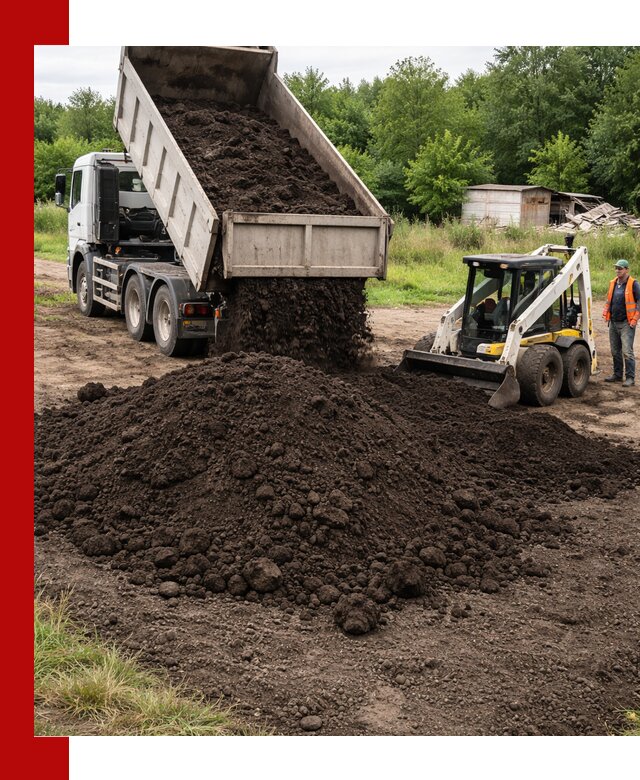 Поставка плодородной земли с доставкой самосвалом в Когалыме