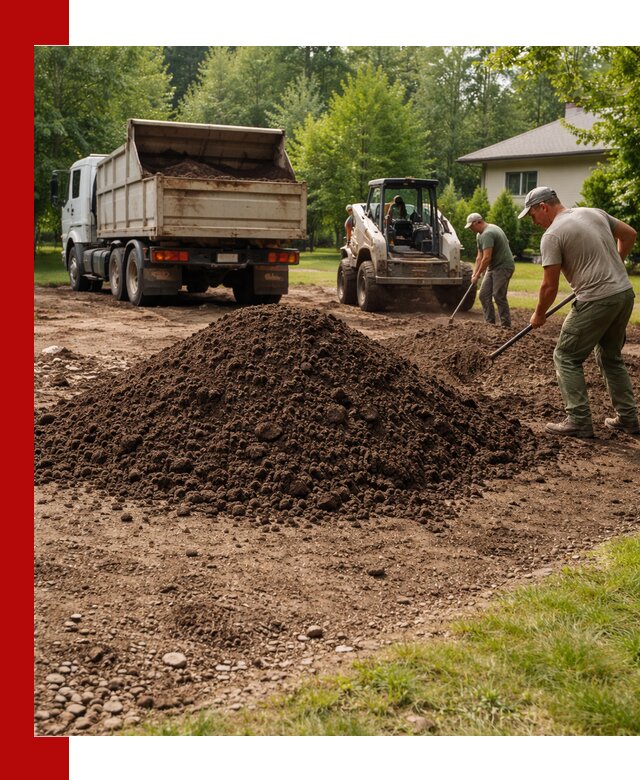 Доставка и укладка грунта для газона в Когалыме