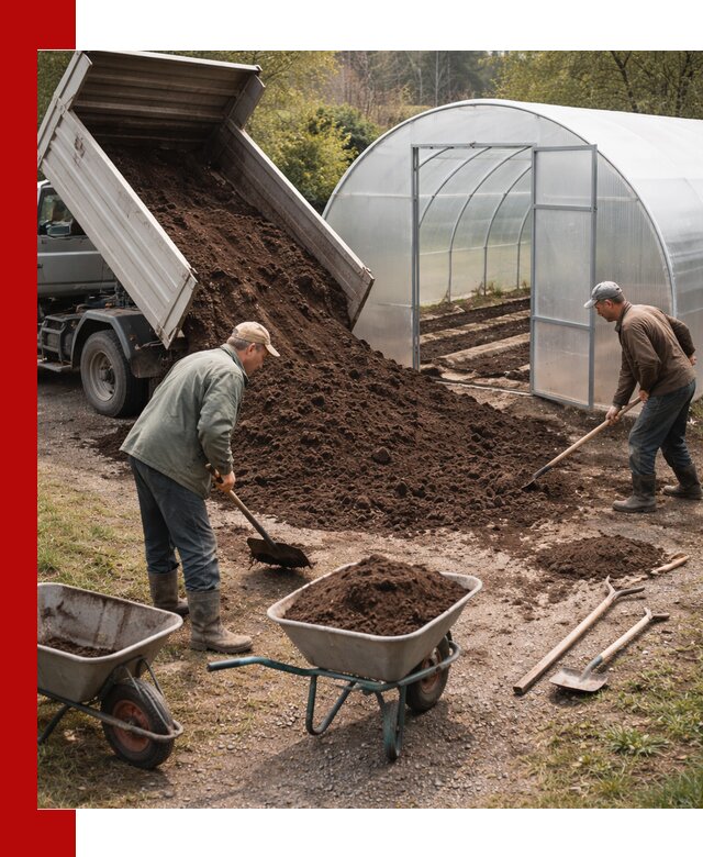 Грунт для теплицы с доставкой в Когалыме — плодородный субстрат под растения