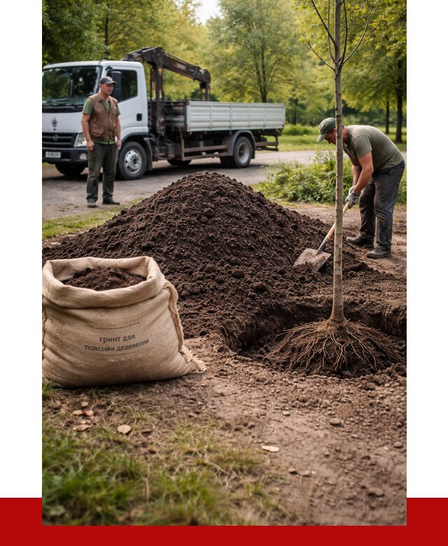 Грунт для посадки деревьев в Когалыме от 1241 р. | ПРОНЕРУДКгл