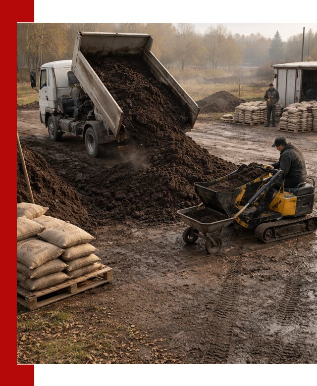 Кислый торф в доставке по выгодным ценам в Когалыме