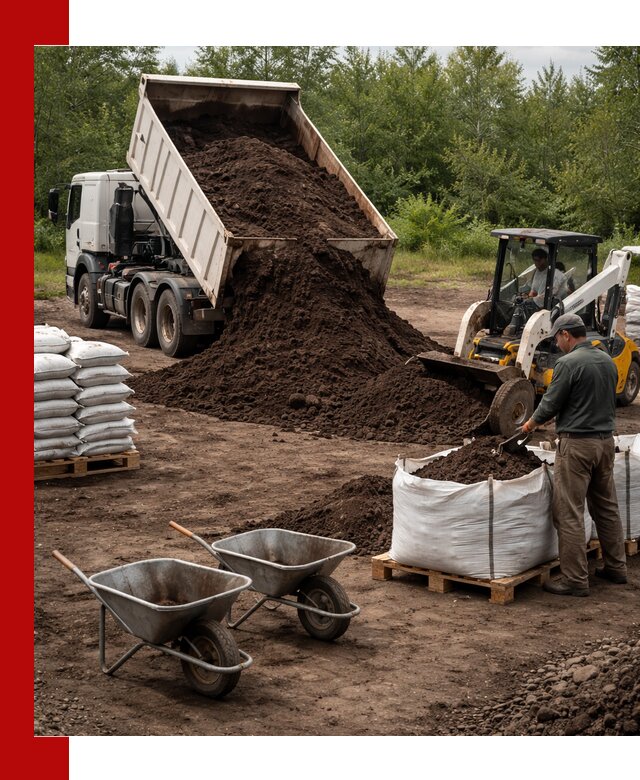 Доставка и продажа торфогрунта в Когалыме оптом и в розницу