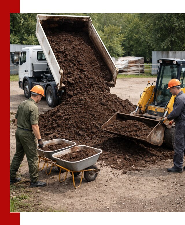 Доставка торфо-земляной смеси в Когалыме для огорода и ландшафта