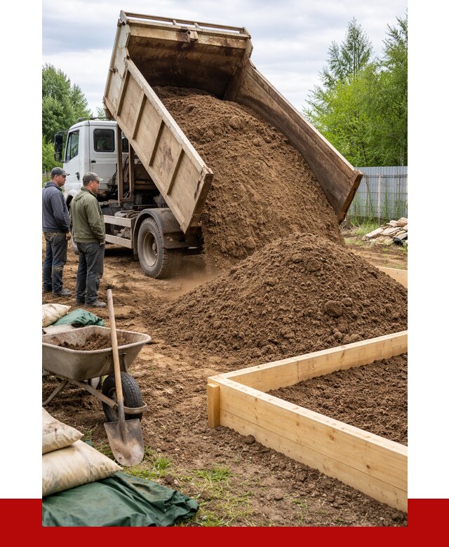 Торфо песчаная смесь в Когалыме с доставкой от 1913 р. | ПРОНЕРУДКгл