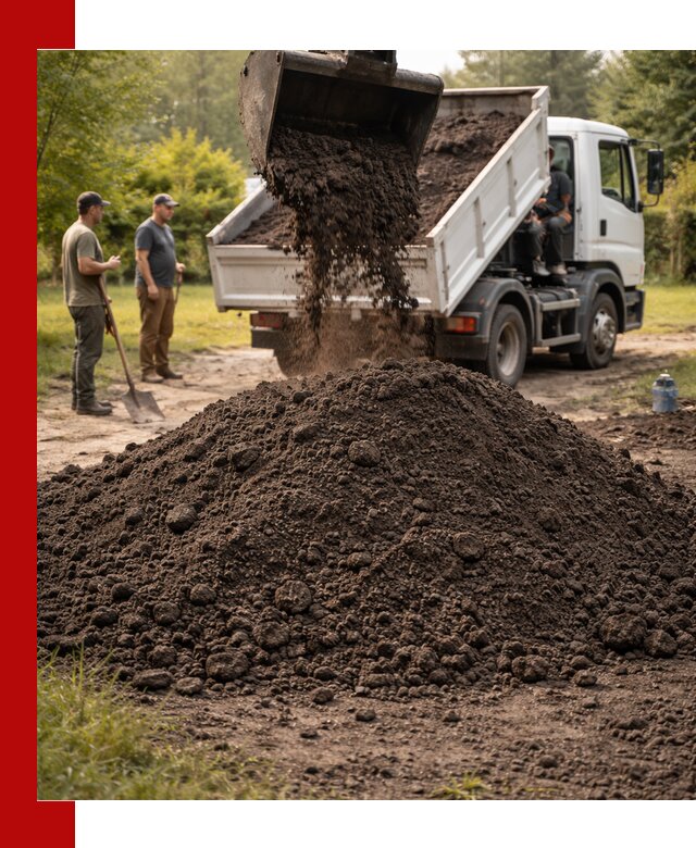 Доставка и продажа чернозема в Когалыме оптом и в розницу